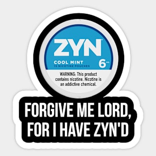 Zyn Sticker